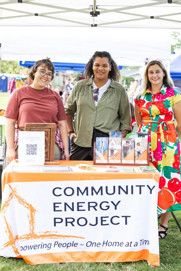 Community Energy Project booth at the Multicultural Kids Festival